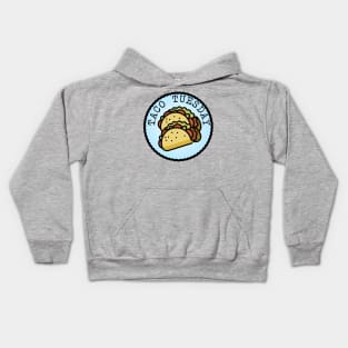 Taco Tuesday (Adulting Merit Badge) Kids Hoodie